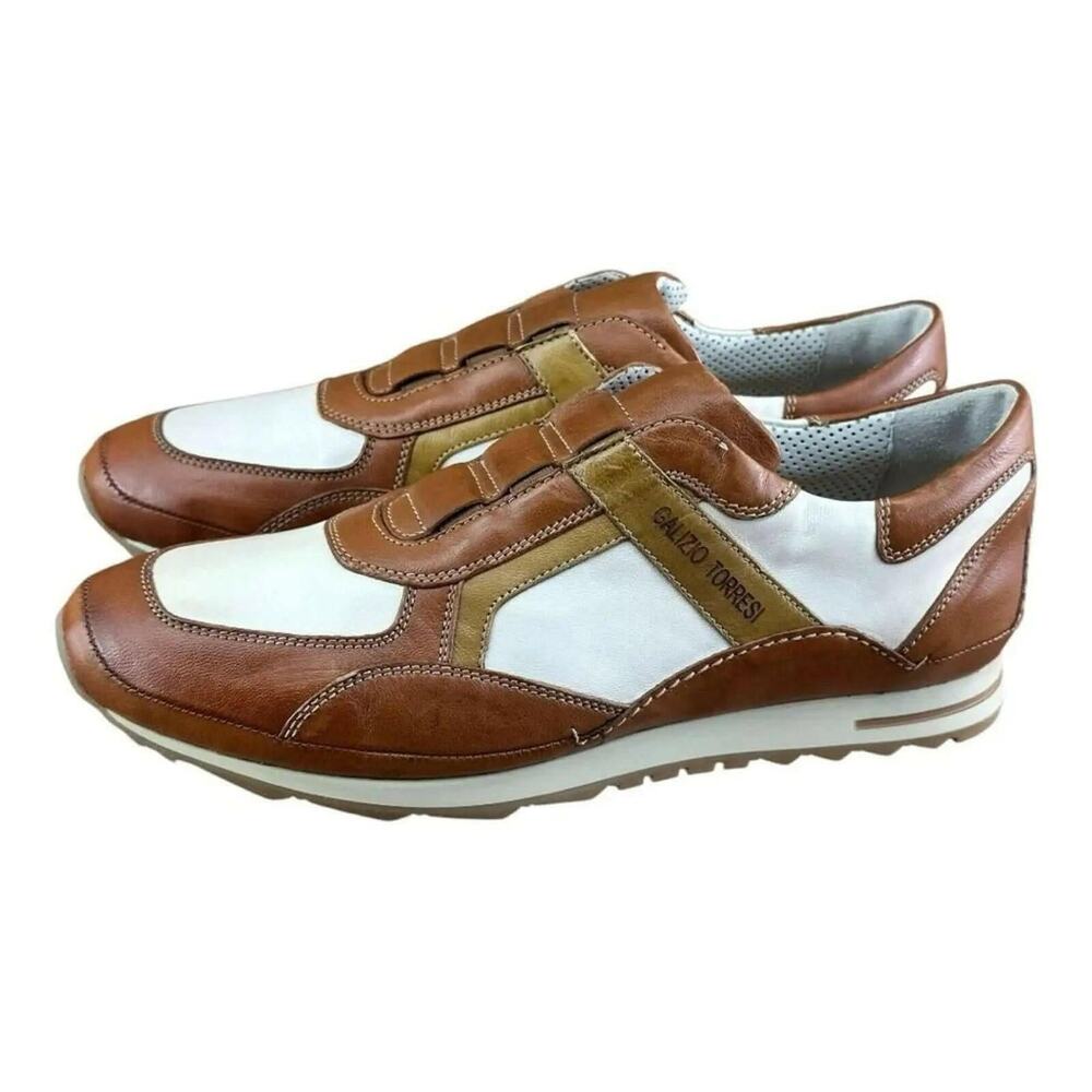 Galizio Torresi sneaker GOMMA Men  Size 8.5-9 Brown Leather